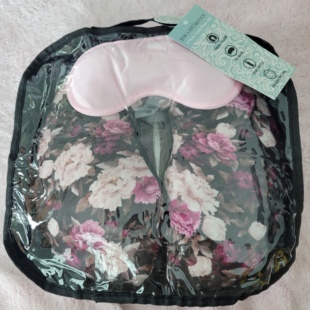 2 for $20 Jessica McClintock travel pillow 4-piece set